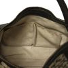 Gucci in beige monogram canvas and brown leather - Detail D3 thumbnail