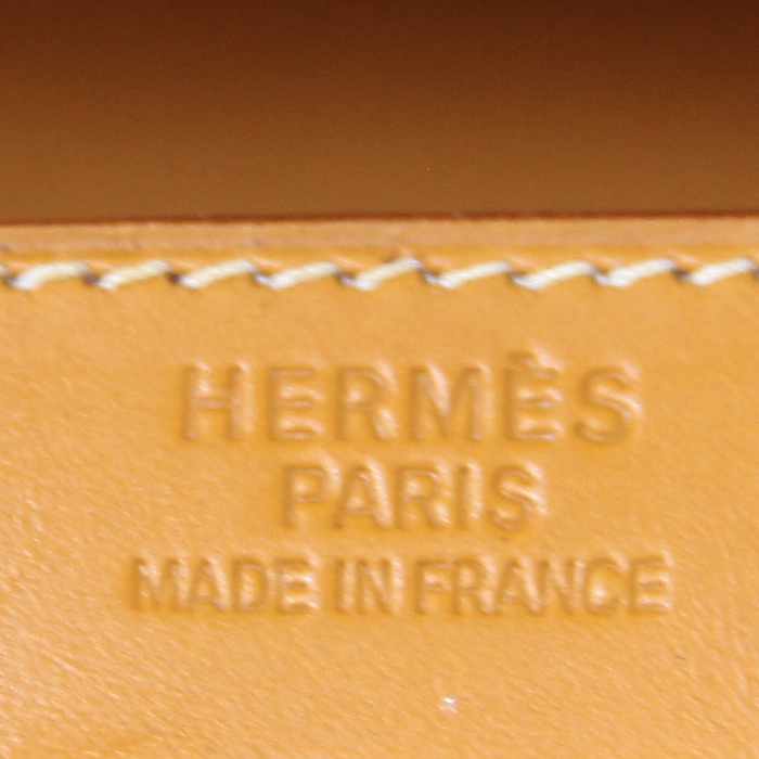 Hermes Kelly 35 cm en cuir naturel  - Detail D2
