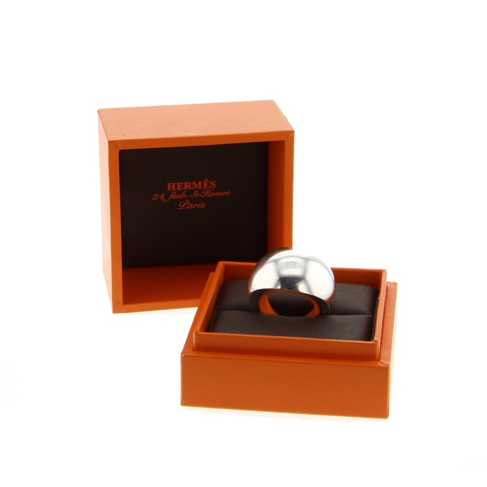 Anello a sfera in argento - Detail D1