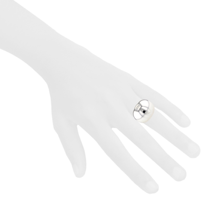 Anello a sfera in argento - Detail D2