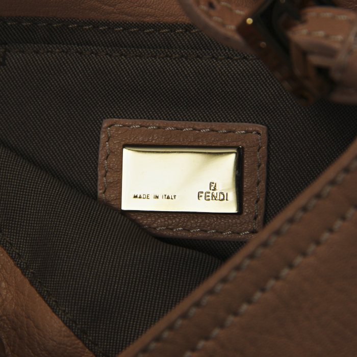 Fendi Big mama en cuero rosa - Detail D3
