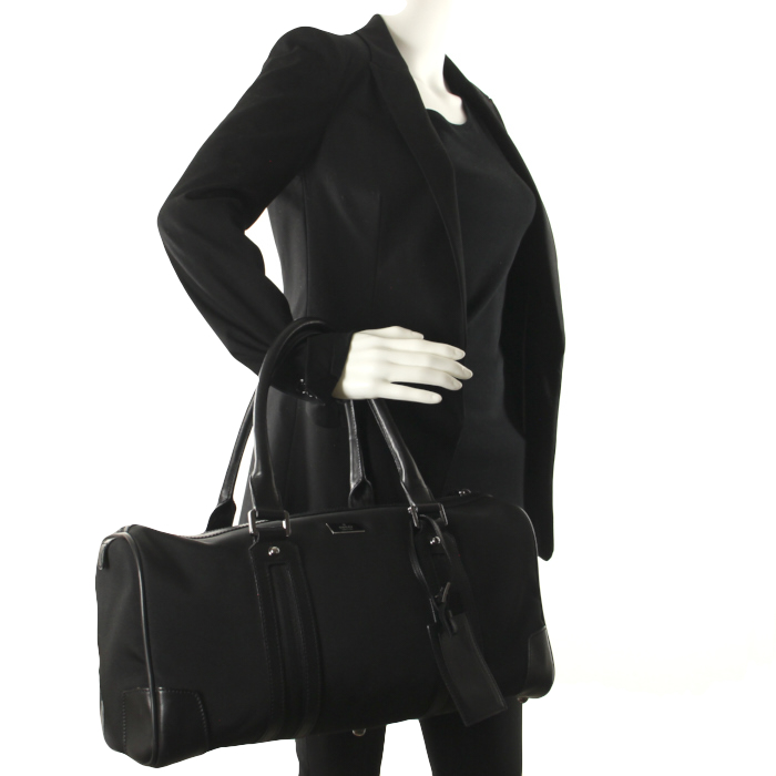 Gucci en cuir et tissu noir - Detail D2