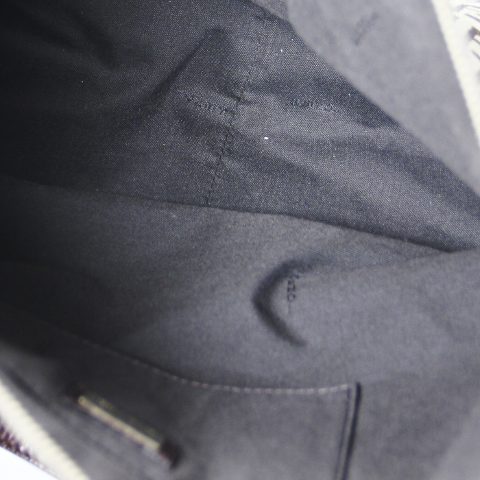 Bolso de mano en lona Monogram y cuero marrón - Detail D3