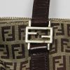 Handbag in monogram canvas and brown leather - Detail D4 thumbnail
