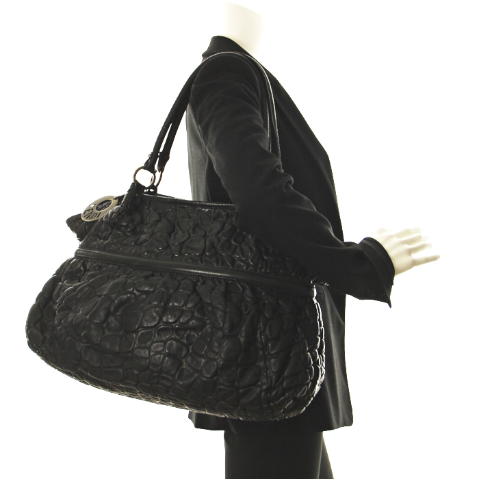 Borsa in pelle nera - Detail D1