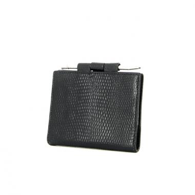 Hermès agenda-holder in black lizard