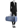 Bolsa de viaje Hermès RD en cuero epsom azul - Detail D1 thumbnail
