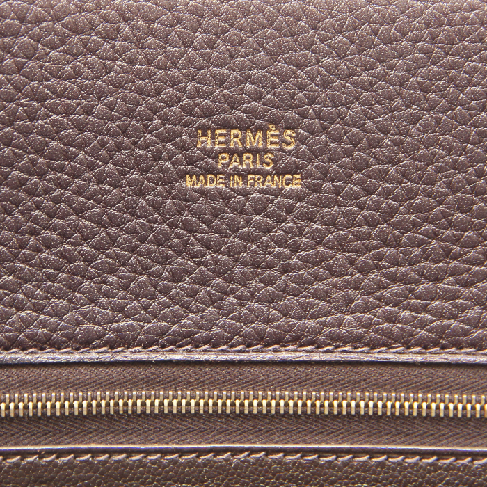 Hermès in brown leather - Detail D3