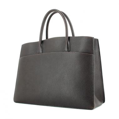 Hermès in brown leather