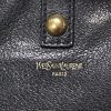 Yves Saint Laurent en cuir noir  - Detail D4 thumbnail