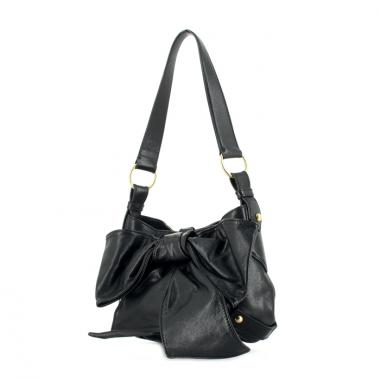 Yves Saint Laurent en cuir noir 