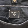 Prada cabas en tissu et cuir noir - Detail D4 thumbnail