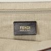 Fendi Silvana bag in brown and white leather - Detail D4 thumbnail