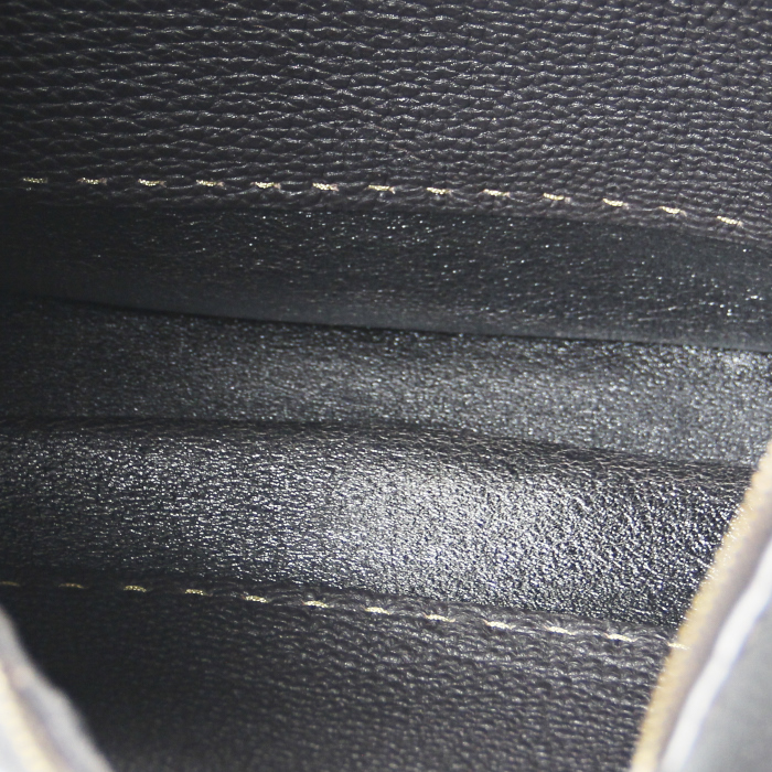 Selleria beggar's bag in brown leather - Detail D2