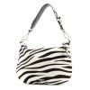 Prada in zebra pattern foal and brown leather - 00pp thumbnail