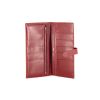 Hermes Béarn wallet in red box leather - Detail D1 thumbnail
