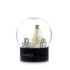 Palla di neve Chanel in plexiglas nero e vetro trasparente - 00pp thumbnail