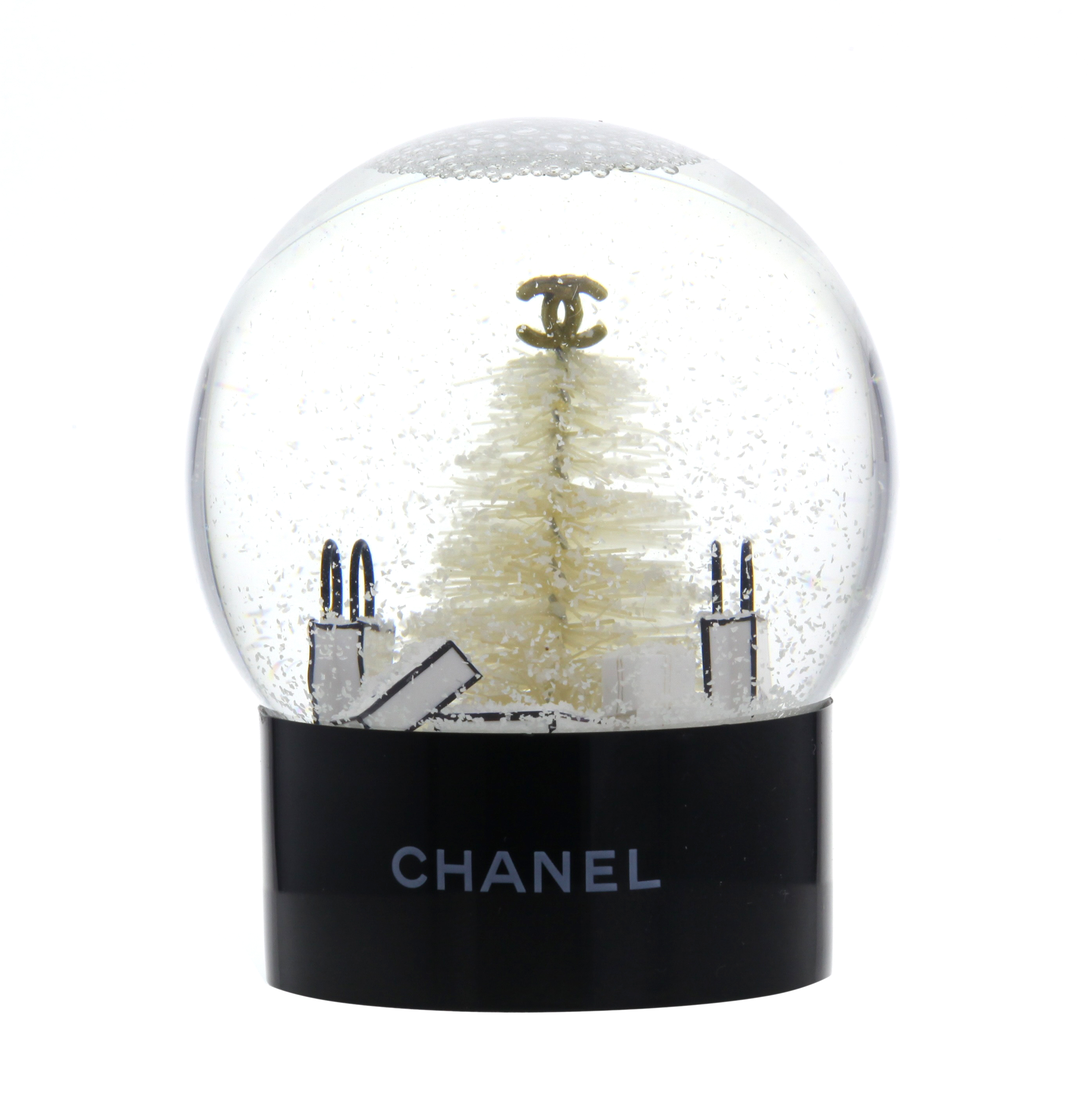 Chanel en plexiglás negro y vidrio transparente - Detail D1