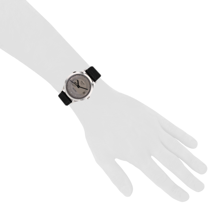 Montre Zenith Elite Dual Time en acier Vers 2010