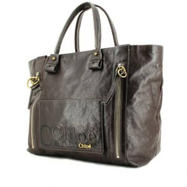 Eclipse Handbag in brown canvas