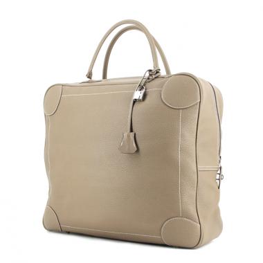 Omnibus travel bag in taupe togo leather