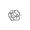 Chanel white gold and diamonds Camélia Fil ring - 00pp thumbnail