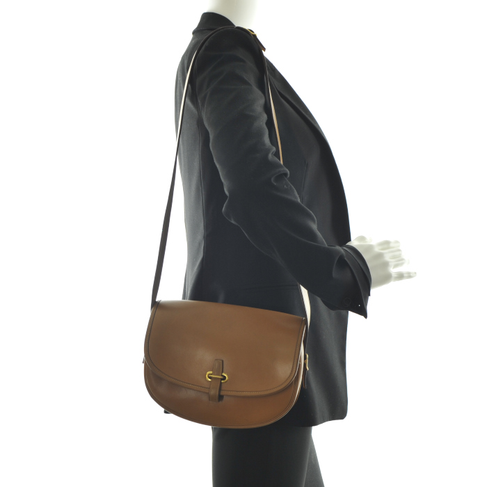 Besace en cuir gold - Detail D1