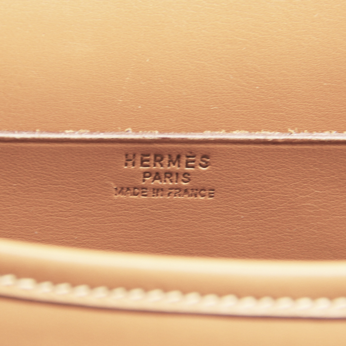 Bisaccia in pelle gold - Detail D3