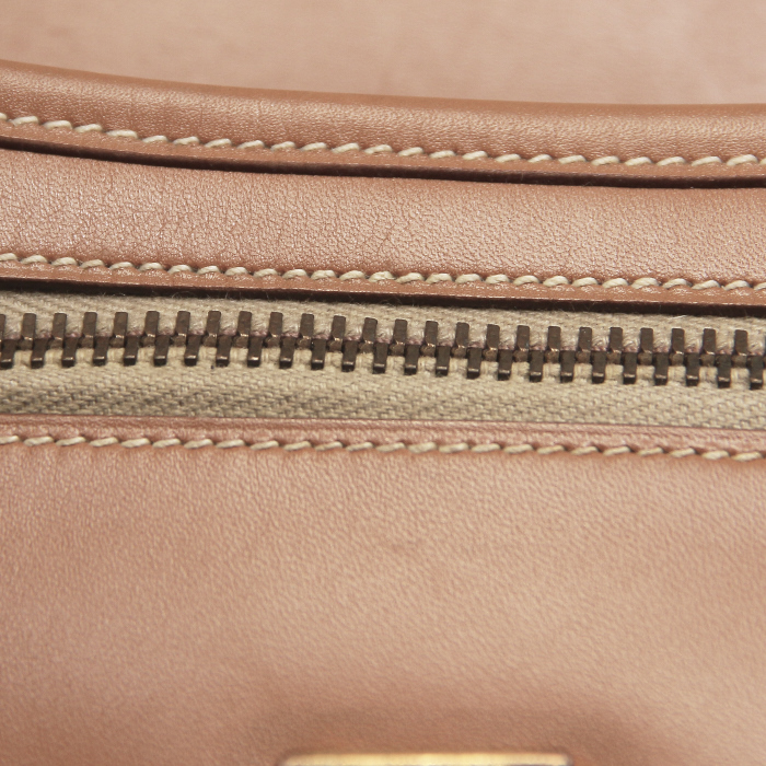 Bisaccia in pelle gold - Detail D4