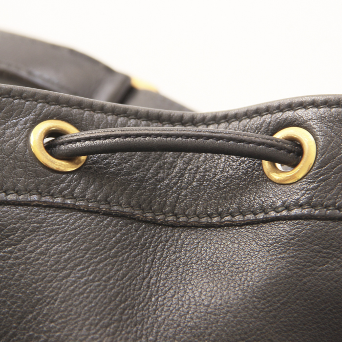Bolso de mano Hermès Market en cuero negro - Detail D3