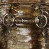 Dior sac en python beige et marron - Detail D4 thumbnail