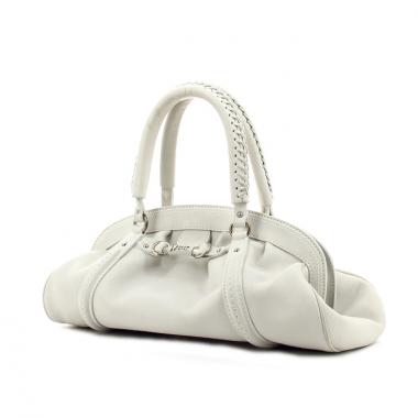 Dior in white leather