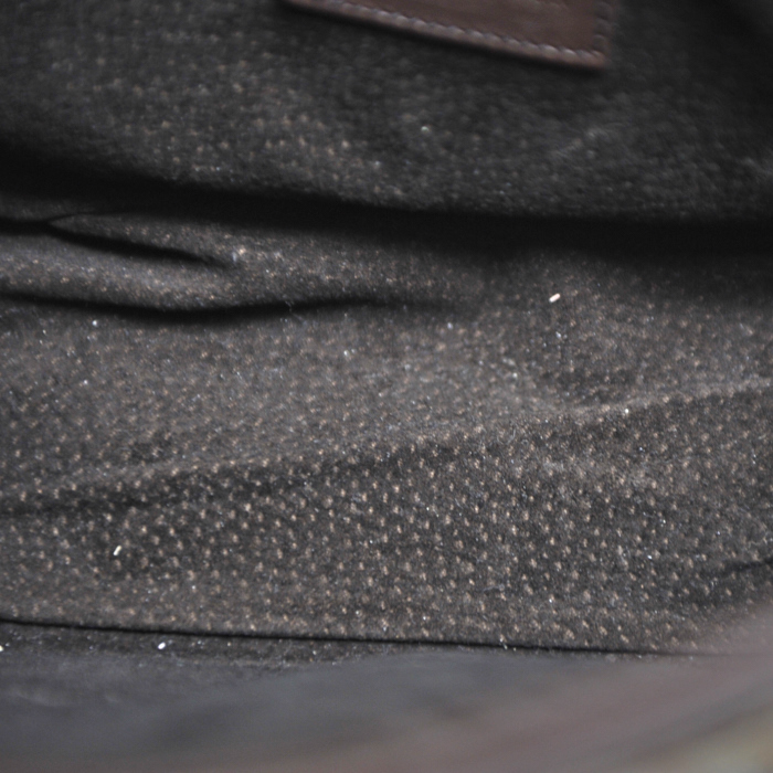 Ralph Lauren in jersey and in brown leather - Detail D2