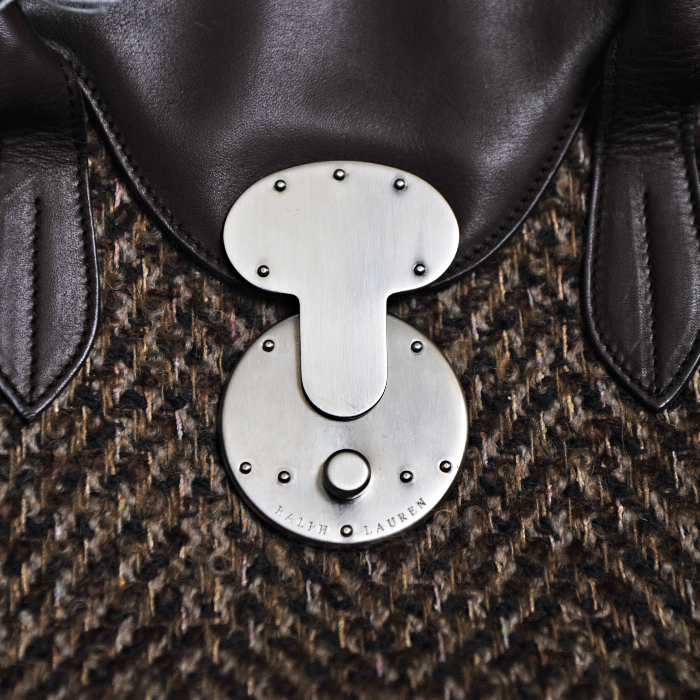 Ralph Lauren in jersey and in brown leather - Detail D4