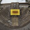 Dior Plissé handbag in brown leather - Detail D5 thumbnail