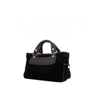 Borsa Celine Boogie in camoscio monogram nero