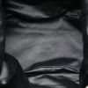 Yves Saint-Laurent Easy en laine grise et cuir noir - Detail D2 thumbnail