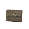 Louis Vuitton Alexandra wallet in monogram canvas and brown leather - 00pp thumbnail