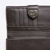 Gucci wallet in beige monogram canvas and brown leather - Detail D4 thumbnail