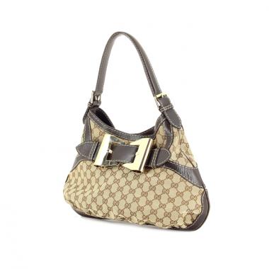 Gucci en tissu et cuir monogram marron  