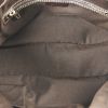 Gucci in beige monogrammed canvas and brown leather - Detail D2 thumbnail