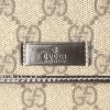 Gucci Wallet in beige monogram canvas and brown leather - Detail D3 thumbnail