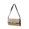 Pouch in monogram canvas and brown leather - 00pp thumbnail