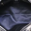 Fendi Handbag in monogram canvas and blue leather - Detail D2 thumbnail