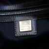Fendi Handbag in monogram canvas and blue leather - Detail D3 thumbnail