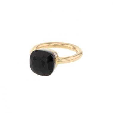 Pomellato bague Nudo en or jaune et grenat