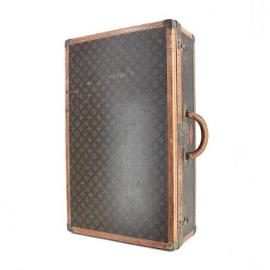 Louis Vuitton Alzer 75 cm en toile monogram et cuir naturel