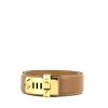 Hermès Médor belt in gold leather - 00pp thumbnail
