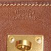Hermès Birkin 30 cm in beige canvas and brown leather - Detail D3 thumbnail