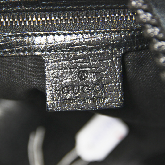 Gucci Mors en toile monogram et cuir noir - Detail D3